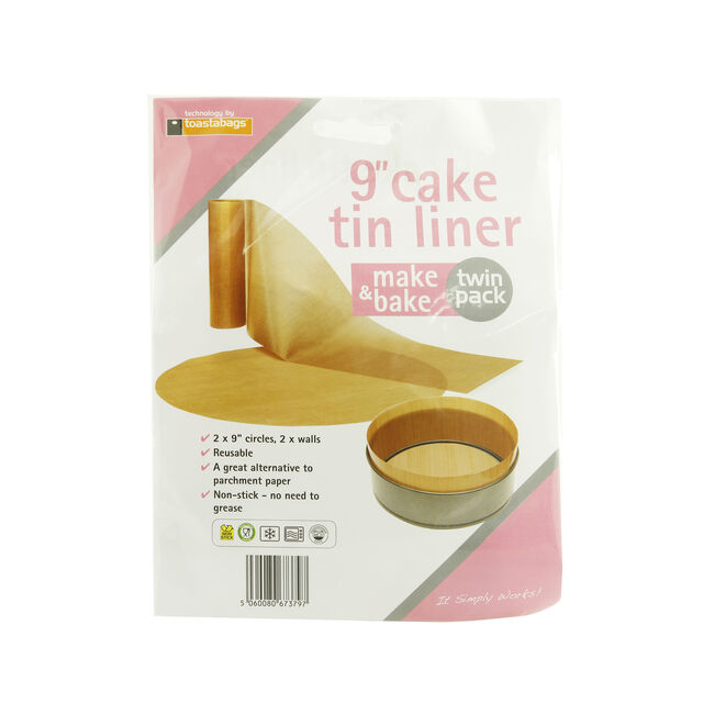 Toastabags Make and Bake Cake Tin Liner 9"